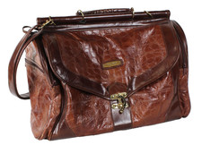 Marc Chantal Vintage Leder-Tasche Reisetasche 48 x 36 x 22 cm,guter Zustand