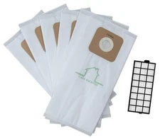 Replacement Bag + Filter Kit for Simplicity S20EZM Allergy Bagged Upright Vac...