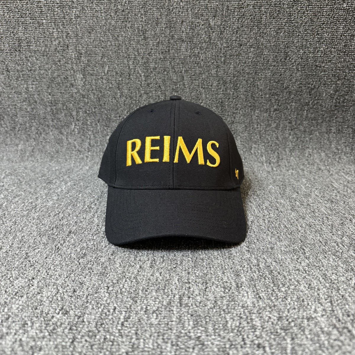 '47 Brand Reims Baseball Cap Strapback Black Gold One Size Dad Hat