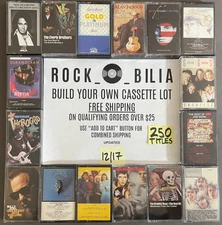 ALL GREATEST HITS BUILD YOUR LOT CASSETTE TAPES BUY $25 GET FREE SHIPPING 80S ++