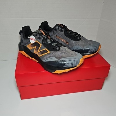 New Balance Dynasoft Nitrel v6 Trail Running Men 8.5W Grey Orange Black MTNTRCS6