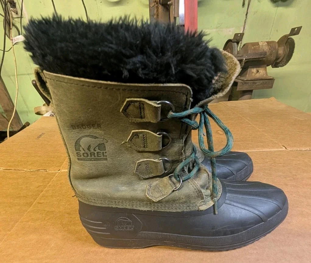 Sorel Kaufman Brown Snow Boots Waterproof USA Insulated Women's Sz 11
