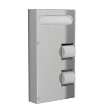 Bradley 5912  Seat Cover Paper Dispenser Napkin Disposal washroom surface mount