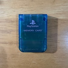 Sony PlayStation Memory Card Island Blue