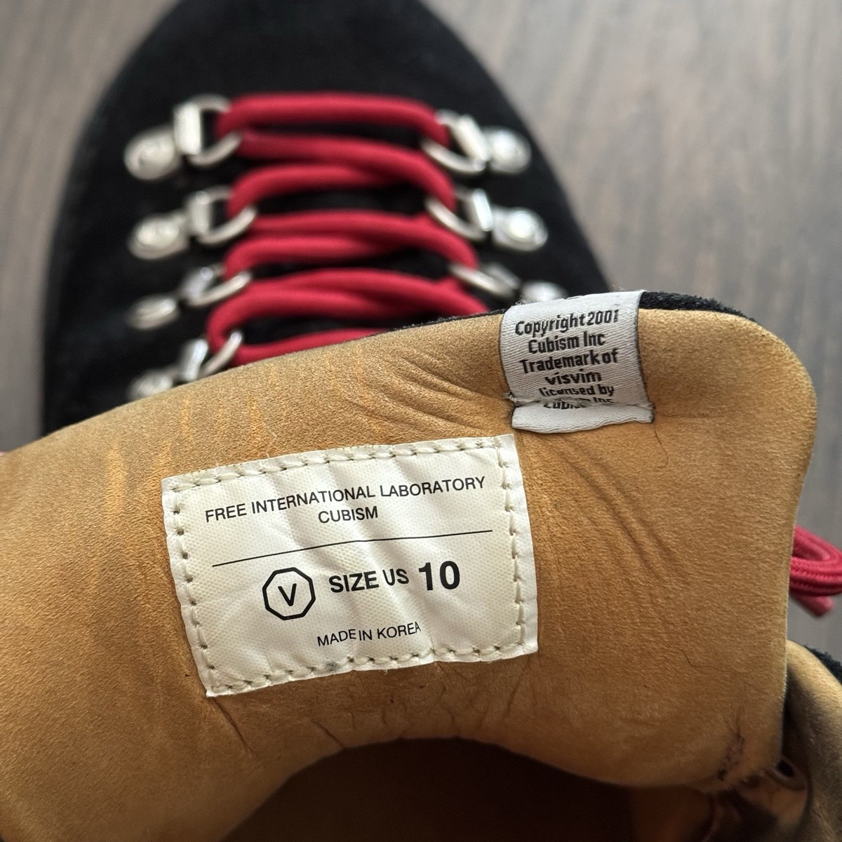 Supreme × Visvim Serra Ascent Boots Mens US10 Black Great