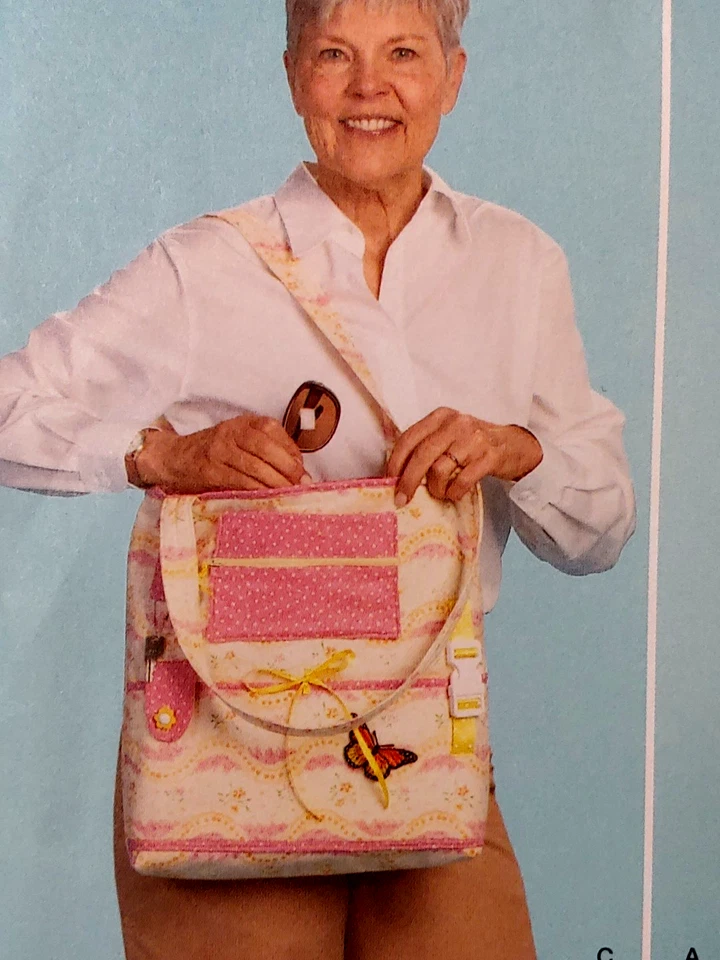 Simplicity 2623 Wheelchair Accessories Cape Apron Tote Coverup Blanket w/Pockets - Image 2 of 4