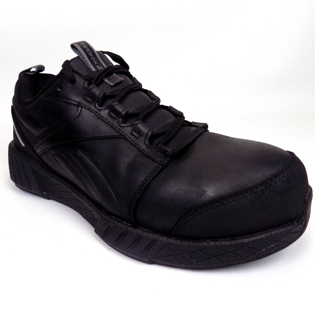 REEBOK Men Fusion Formidable Safety Toe Work Sneakers Size WIDE, Black  Leath