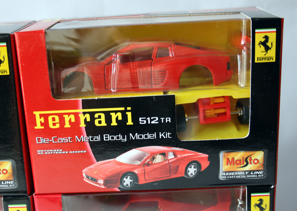 Maisto Ferrari Model Kit 6個セット Maisto Ferrari Model Kit 6個セット FERRARI & LAMBORGHINI LOT