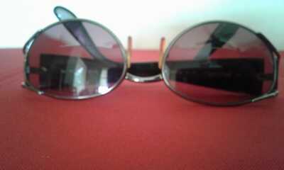 VINTAGE FENDI FS 222 SUNGLASSES GUNMETAL BLACK 55-18-130 Rx  display picture 2