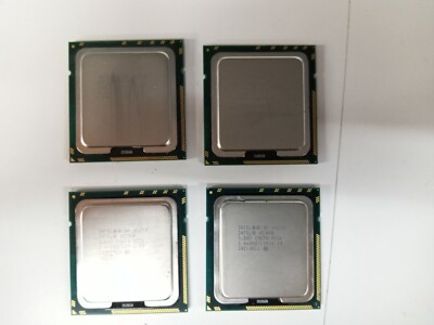 LOT OF 4 Intel Xeon X5650 2.66 GHz 6 Cores (SLBV3) LGA 1366 CPUs Processors