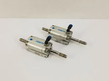 (Lot of 2) Festo AEVU-16-15-A-P-A-S20 (156281) Pneumatic Cylinder 15mm Stroke