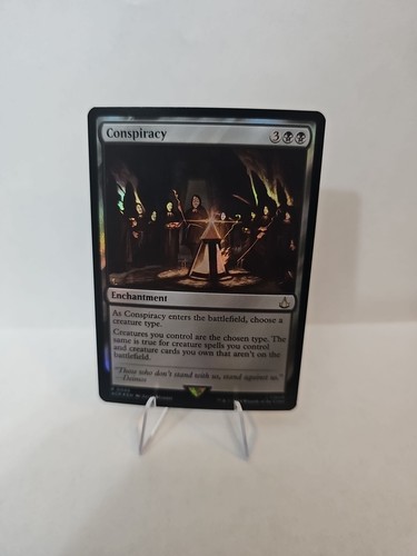 MTG Magic The Gathering Conspiracy Foil Ext. Art ACR Enchantment Black Commander - 第 1/3 張圖片