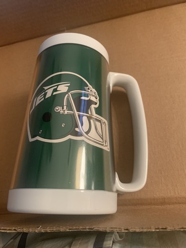 Vintage New York Jets NFL Football Mug Plastic Thermo-Serv USA | eBay