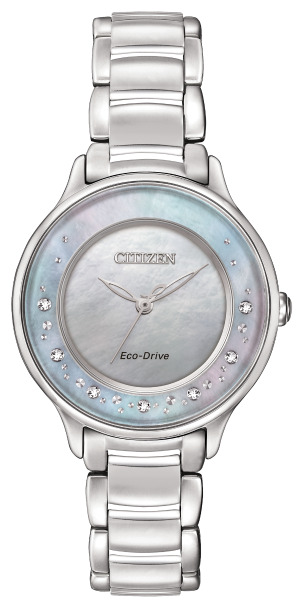 Citizen Eco-Drive Circle of Time Women's Diamond Accent 30mm Watch EM0380-81N