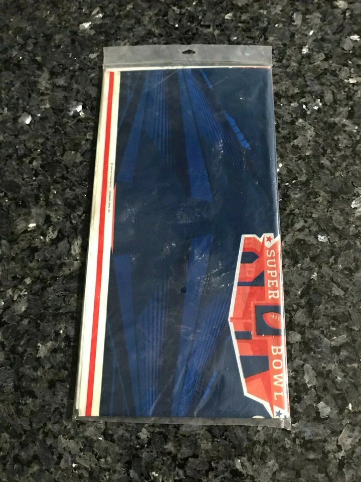 SUPER BOWL XLIV Indianapolis Colts New Orleans Saints NFL Party Table Cover - Image 2 of 2