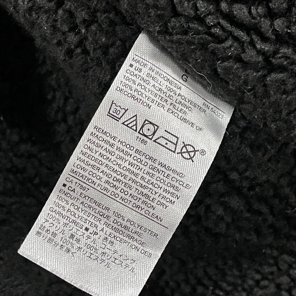 Chaleco acolchado Banana Republic para mujer grande aislante desmontable capucha y piel sintética Foto 4 de 4