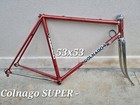 ERNESTO COLNAGO SUPER Italian Vintage Frame 53 x 53 Steel Preserved Frame 