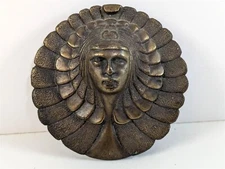 Bergamot Egyptian Pharoah Brass Belt Buckle 55mm M-52 104g