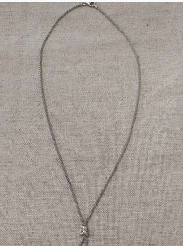 Sterling Silver Freshwater Double Pearl Drop Necklace - Picture 2 of 2