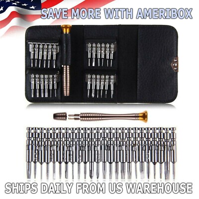 25 IN1 Small MINI REPAIR PRECISION SCREWDRIVER TORX TOOL KIT SET PHONES FIX US