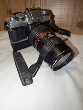 Minolta XG-M Camera W/ Japan Lens 1:3.5 f 35-105mm  Soligor Box Untested