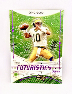 2000 Upper Deck Ionix Tom Brady Rookie Card #77 #d/2000 Rare | eBay