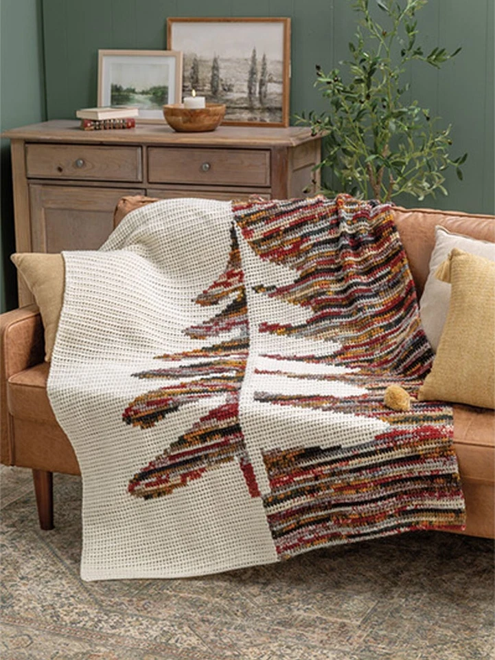 WOODLAND CROCHET BLANKETS Pattern Book ~ 6 Whimsical Afghan Designs - Image 3 of 4