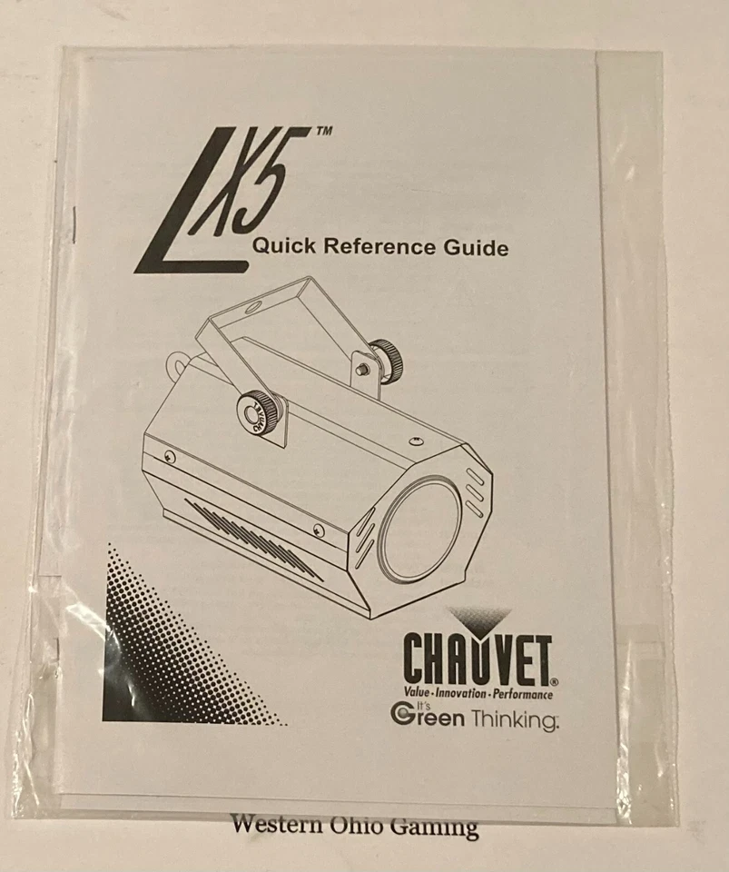 Chauvet DJ LX-5 Moonflower LED Light USED READ - Image 4 of 4