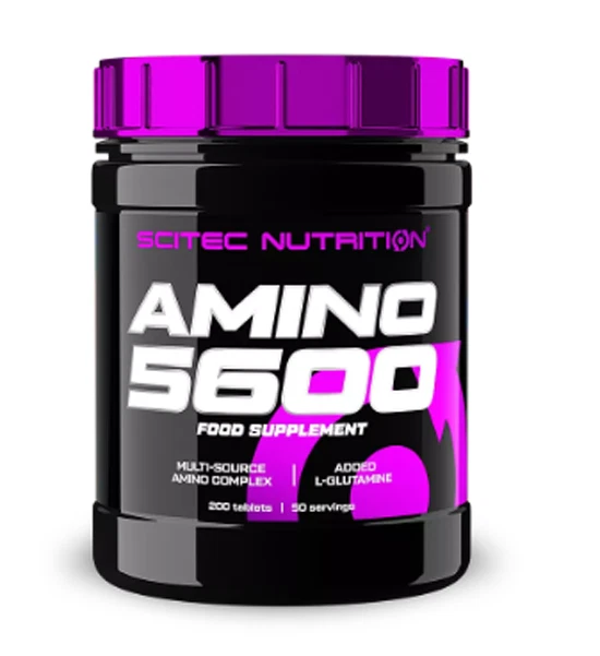 Scitec Nutrition - Amino 5600, 200 Tabletten essentiellen und verketteten Aminos
