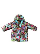 Hanna Andersson Girls Youth Jacket Size 4 100 Snow Winter Multicolor Coat VGUC