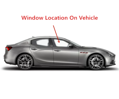 Fit 14-24 Maserati Quattroporte Passenger Right Front Door Window