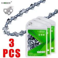 3PCS 16inch Chainsaw Chain 3/8LP-.050"-56DL Fit Husqvarna 120 MARK II/Echo/RYOBI