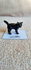 LITTLE CRITTERZ Cat Black Kitten "Onyx" Miniature Figurine New FREE SHIP LC901