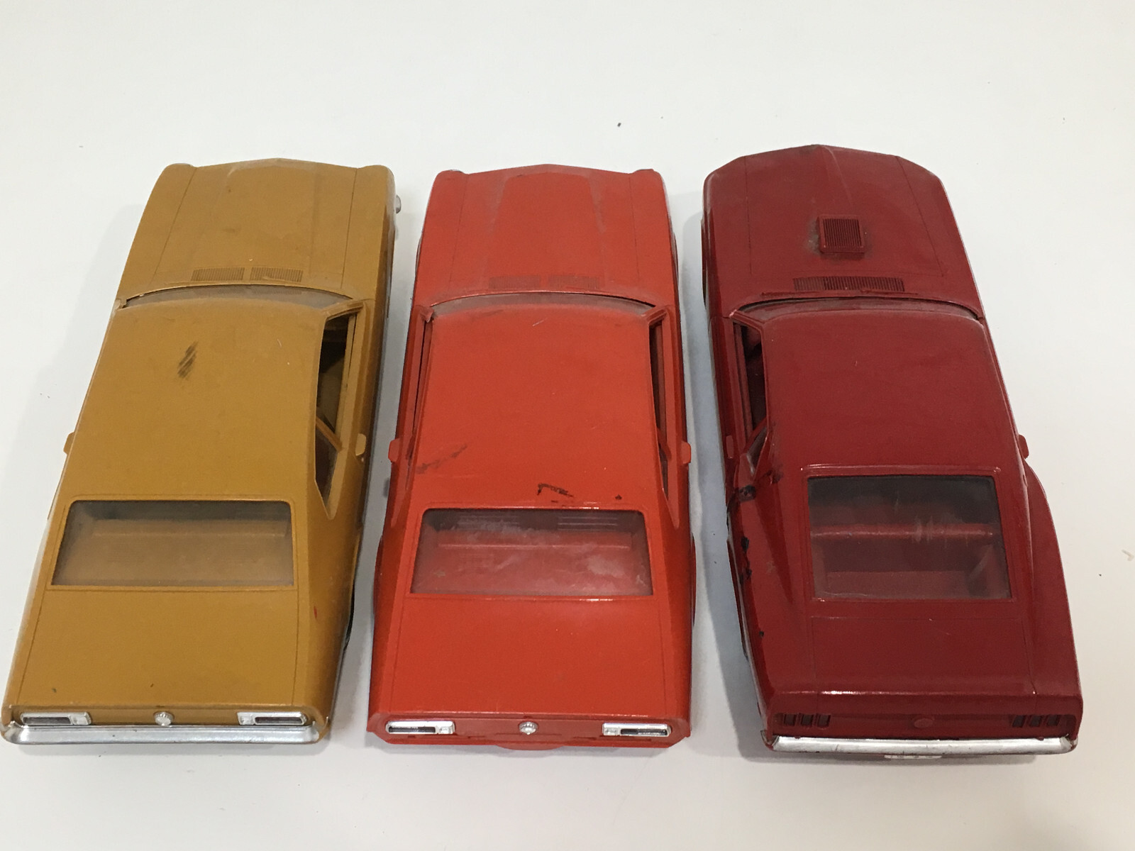 Lot of 3 Vintage 1960's 70 's Jo-Han 1/25S Dealer Promo Model Car Cars