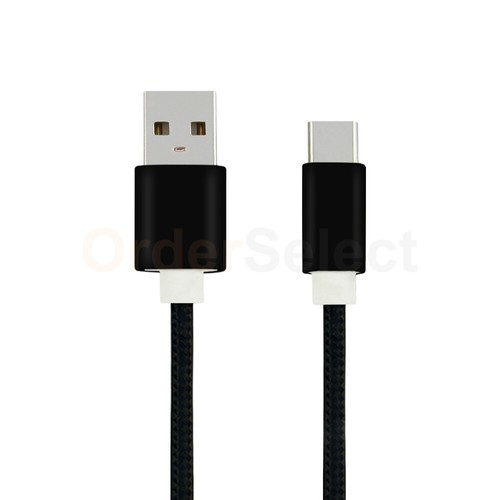 2 USB Type-C 6' Braided Cord for Motorola Moto G Fast/G Power/G Stylus/G 5G Plus - Picture 2 of 6