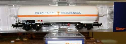 ROCO PIR75922a Carro Zagkks FS “Drachen Gas” bianco fascia arancio, I-BTG - Imagen 2 de 7