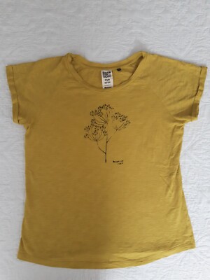 Avocadoshop ilovemixtapes Shirt Damen S Biobaumwolle senfgelb Neu 
