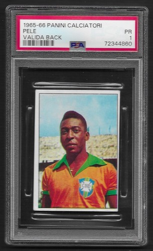 Pele [Valida Back] 1965 Panini Calciatori card
