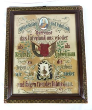 WW1 Imperial German Soldiers Memorial Picture. Original Photos. Very Detailed