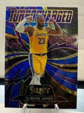 2020-21 Panini Select Turbocharged Blue Shimmer LeBron James #2