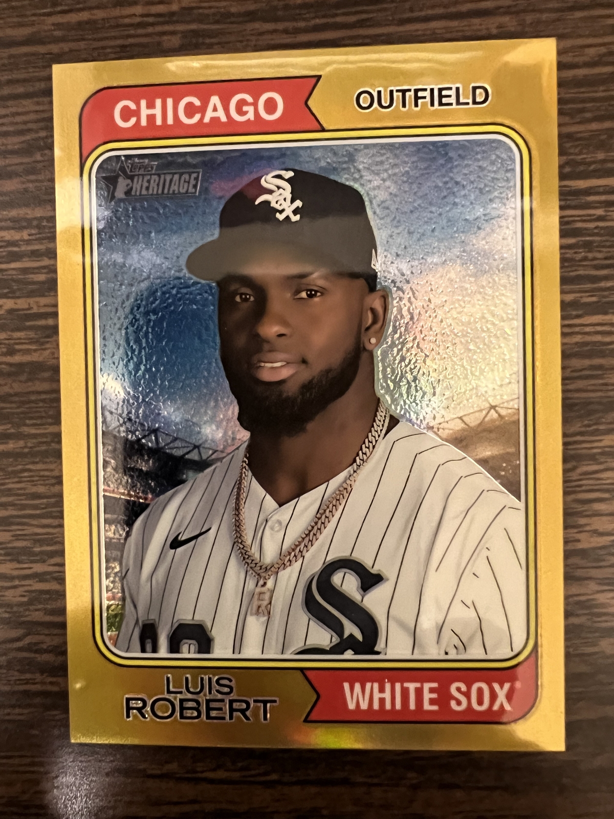 2023 Topps Heritage 9 Luis Robert Chrome Gold Refractor /5 eBay