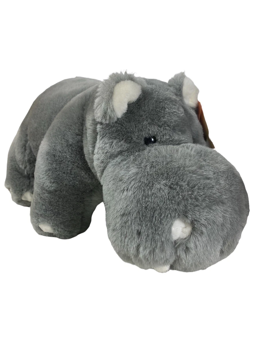 Vintage Cuddle Wit Soft Cuddly Hippo Plush w Tags 1996 NOS