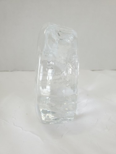 Cristal D’Arques Bear Crystal Paperweight France 3.75" sculpted intaglio glass - Picture 4 of 12