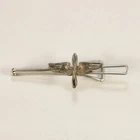 WWII Vintage Air Corps Wings & Propeller Military Soldier Uniform Tie Clip 1940s