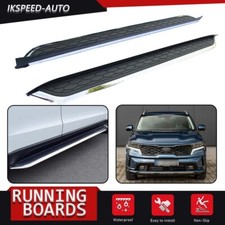 Fits For Kia Sorento 2021 2022 2023 Running Boards Side Steps Pedal Nerf Bar