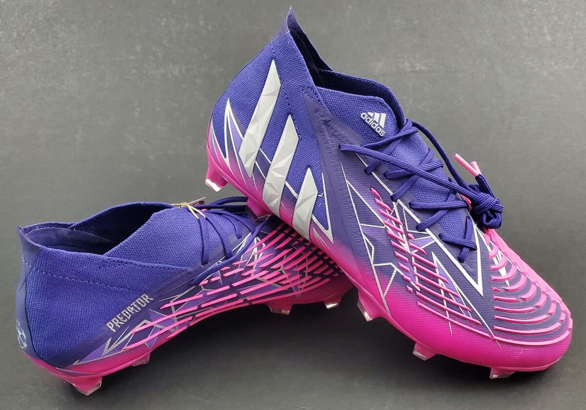 Adidas Predator Edge.1 UCL FG, Purple/Pink/Silver, Size 9.5 Adidas Predator Edge.1 UCL FG, Purple/Pink/Silver, Size 9.5