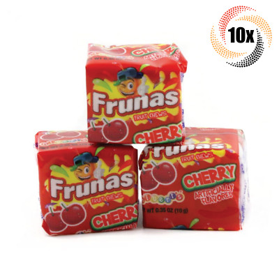 10x Packs Frunas Cherry Fruit Chews | 4 Chews Per Pack | Fast Shipping