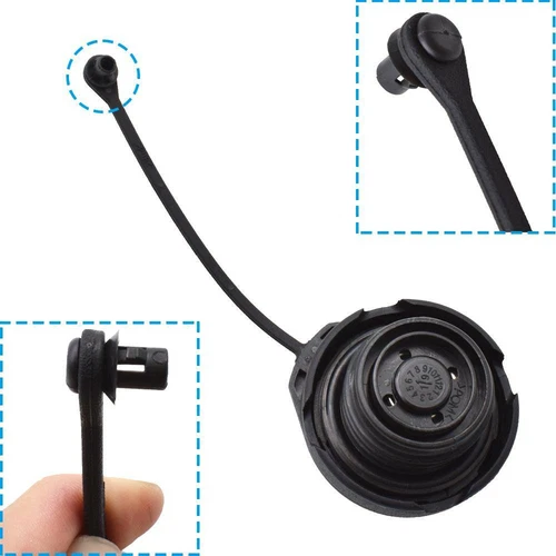Fuel Petrol Gas Filler Cap For VW Golf Polo Skoda Fabia Passat Bora 1J0201550BF - Picture 4 of 11