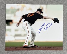 SAN FRANCISCO GIANTS- ALEX WOOD AUTOGRAPH 8x10 ACTION PHOTO #4