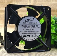 Original ADDA AA1282UB-AW 12CM 12038 AC220V 2 wires cooling fan